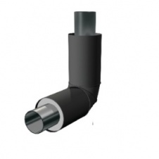 Отвод 90гр. ПНД SDR11 225*20,5 свар. 3-х сегм. удл. 400мм