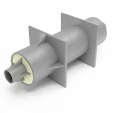 Опора неподвижная ППУ 57х3,5/255х16-140-ПЭ ст.09Г2С ГОСТ 8732 с ОДК